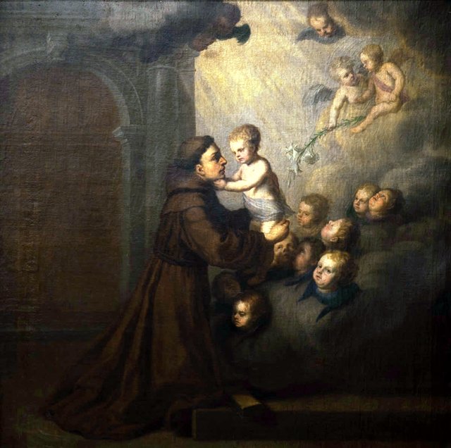 Hl. Antonius von Padua mit Christuskind by Joachim von Sandrart the Elder