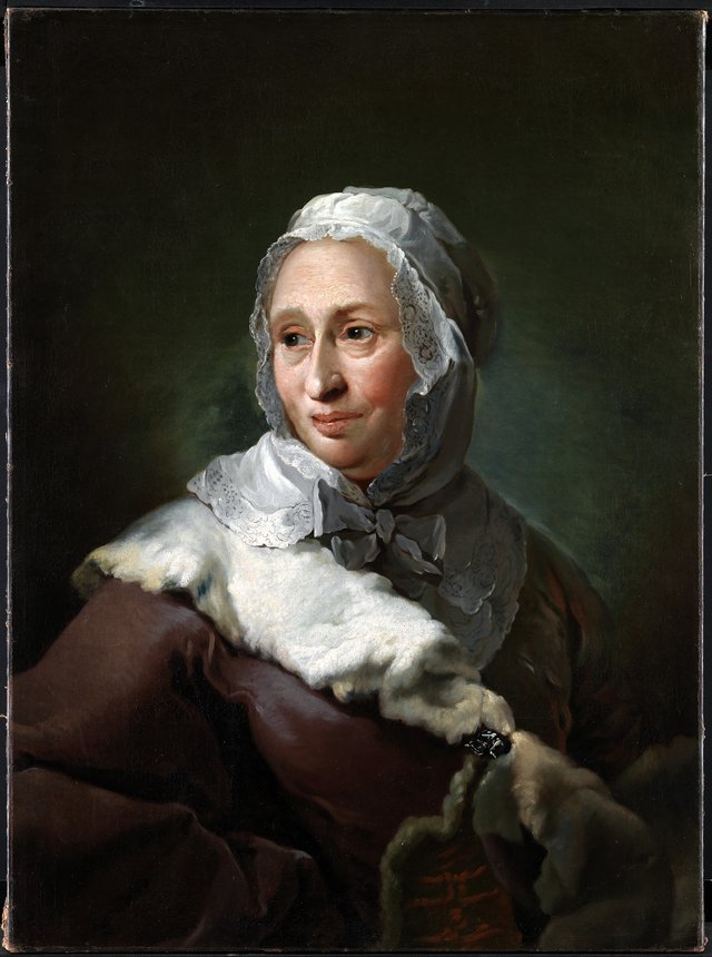 Portræt af Elisabeth Marie Fabritius, født d'Abbestée - KMS by Carl Gustaf Pilo
