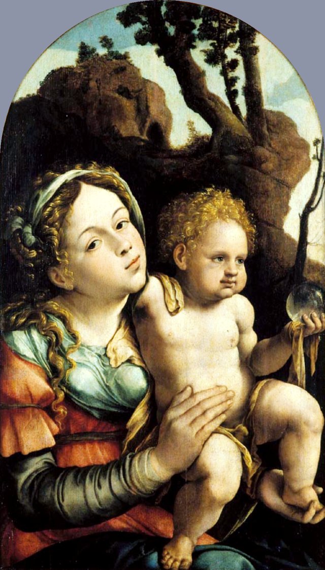 Madonna and Child by Jan van Scorel