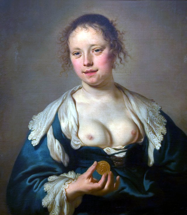 Courtesan by Jacob Adriaensz. Backer, Museu Nacional de Arte Antiga by Jacob Adriaensz Backer