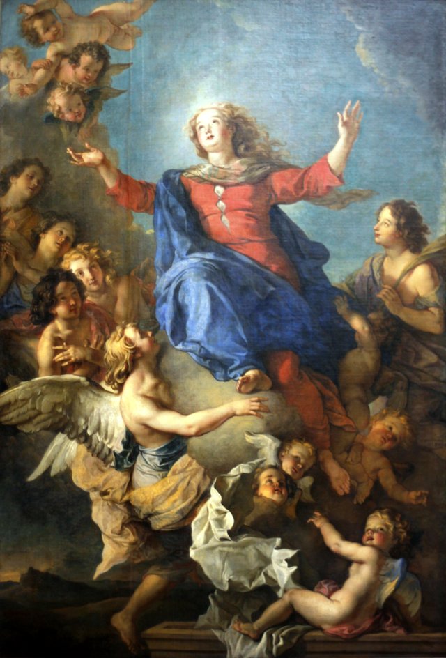 Assumption of Mary by Charles de La Fosse