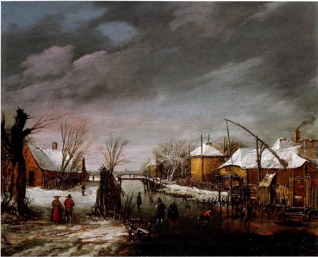 Winter Scene by Esaias van de Velde
