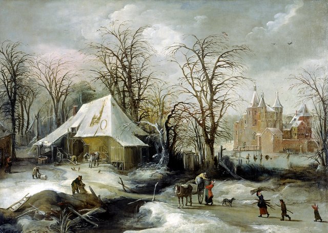 Winter Landscape by Joos de Momper the Younger
