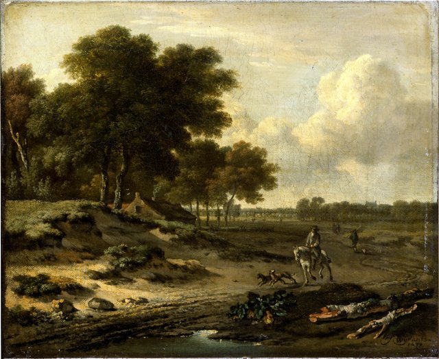 Landscape with Rider, 1670 by Jan Wijnants