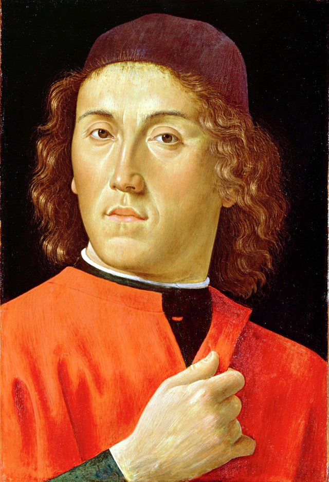 Portrait of a Young Man by Domenico Ghirlandaio