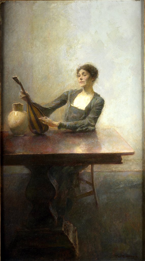Lady in Gray by Thomas Dewing