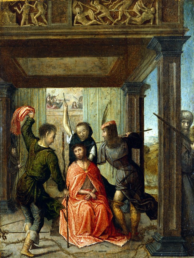 Christ Crowned with Thorns by Juan de Flandes