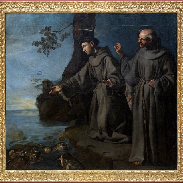 St. Anthony Preaching to the Fishes by Francisco Herrera the Elder