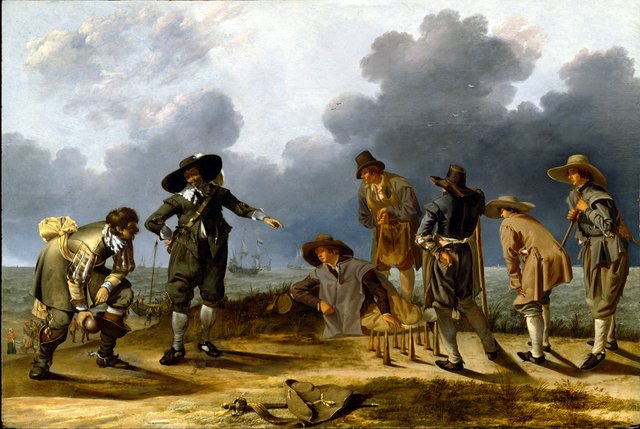 The Game of Skittles (Allegory of Fortune?) by Jacob Duck