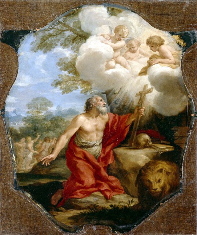 Saint Jerome in the Desert by Pietro da Cortona
