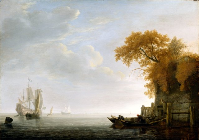 A Calm Sea by Simon de Vlieger