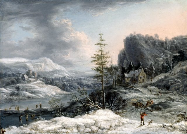 A Winter Scene by Jan Griffier I