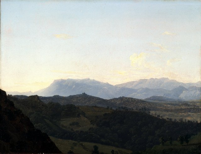 The Sabine Mountains by Jean-Joseph-Xavier Bidauld