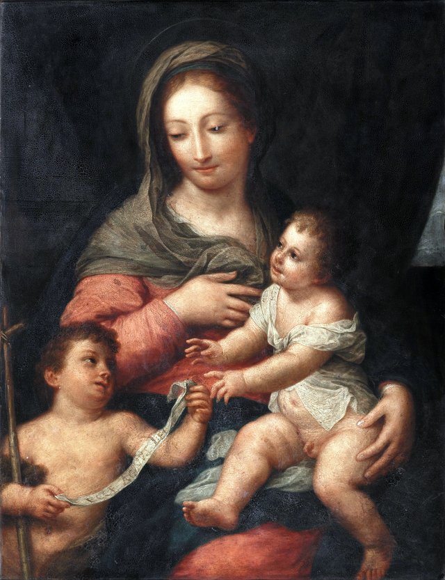 Madonna and Child with the Young Saint John the Baptist by Carlo Maratta