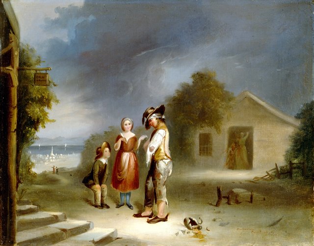 The Drunkard's Plight by Robert Seldon Duncanson