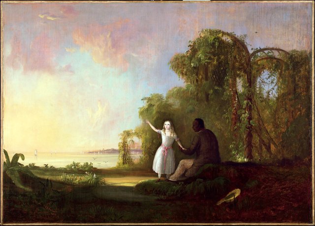 Uncle Tom and Little Eva by Robert Seldon Duncanson