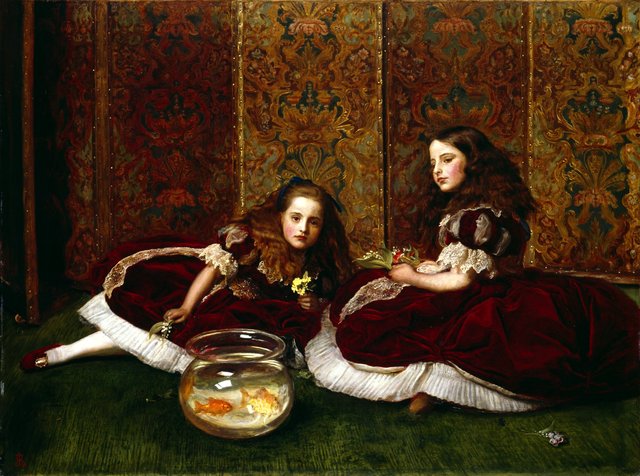 Leisure Hours by John Everett Millais
