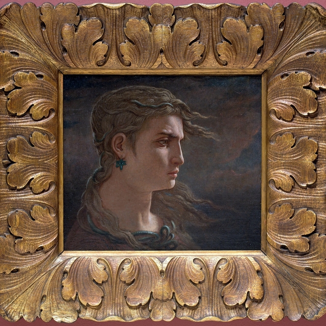 Head of Medusa by Elihu Vedder