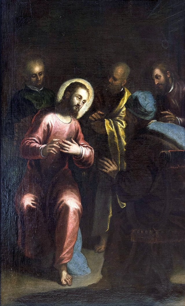 Christus unter den Schriftgelehrten by Jacopo Amigoni