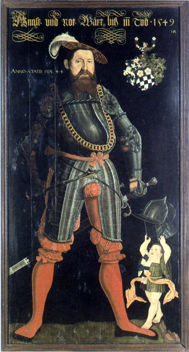 Portrait of William Frülich of Soleure by Hans Asper
