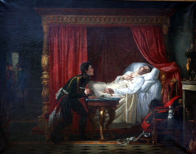 La mort du général Moreau by Auguste Couder