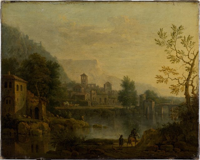 Italian Landscape by Jan van Huysum