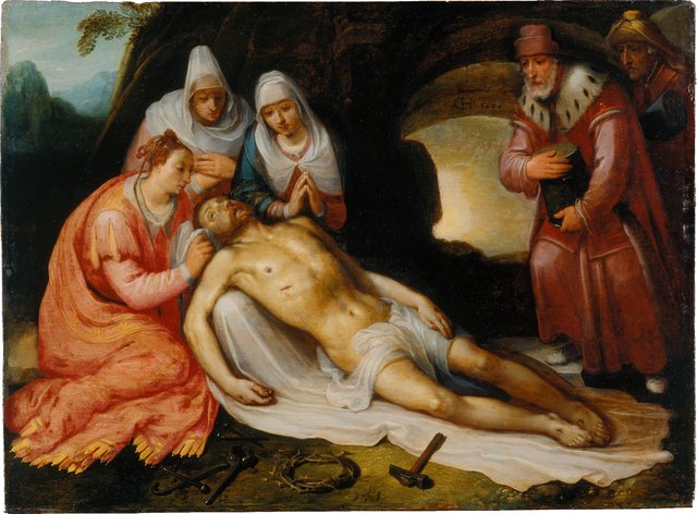 The Lamentation by Cornelis van Haarlem