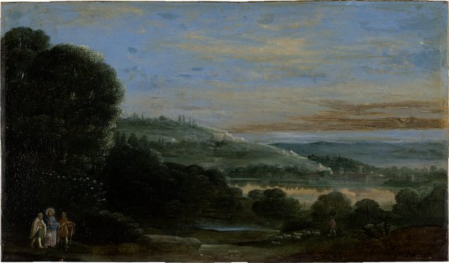 Landscape with the Walk to Emmaus by Adam Elsheimer
