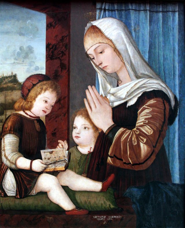 Madonna and Child with the Infant St. John by Vittore Carpaccio