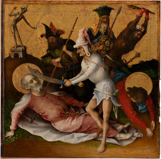 Martyrdom of the Apostles: Martyrdom of Saints Simon and Judas by Stefan Lochner