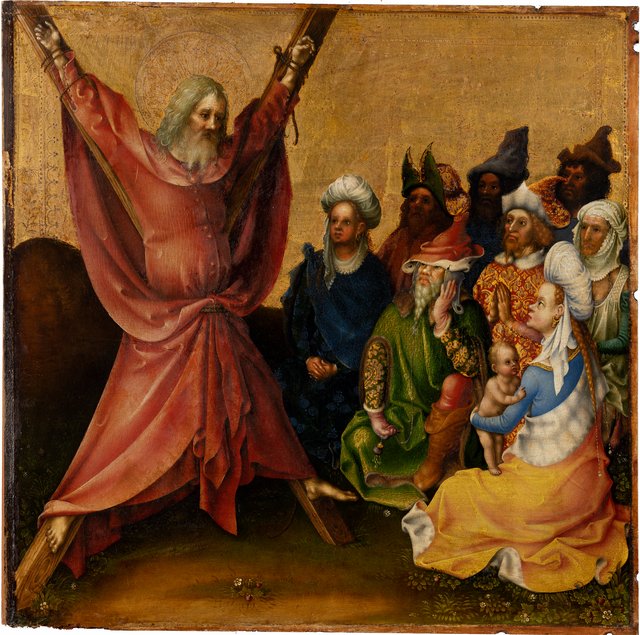 Martyrdom of the Apostles: Martyrdom of Saint Andrew by Stefan Lochner
