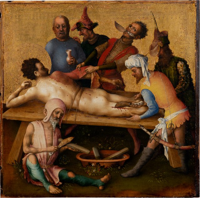 Martyrdom of the Apostles: Martyrdom of Saint Bartholomew by Stefan Lochner