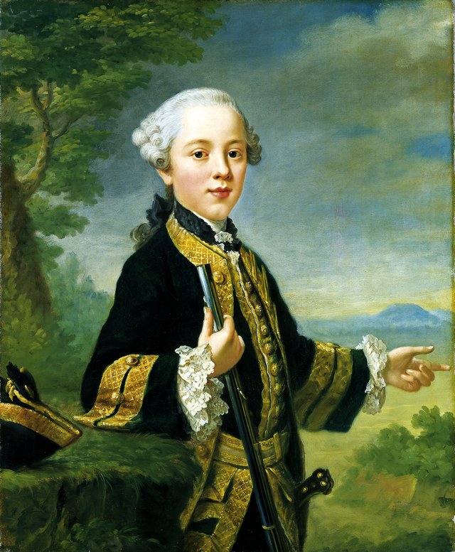 Portrait of Justinian Theodor Friedrich von Holzhausen by Johann Georg Ziesenis