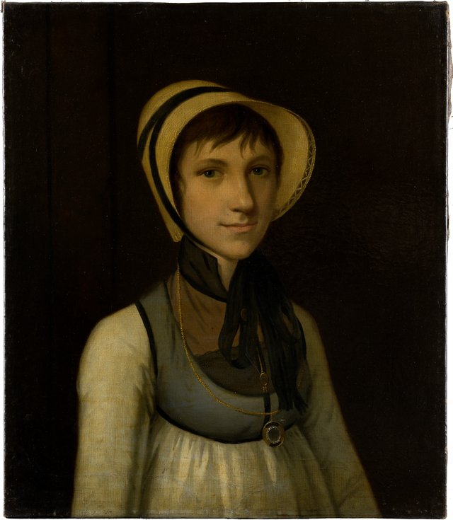 Portrait of Marie Barbara Lauck by Johann Friedrich August Tischbein