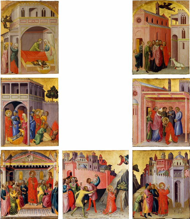 Seven Scenes from the Legend of St. Stephen by Martino di Bartolomeo