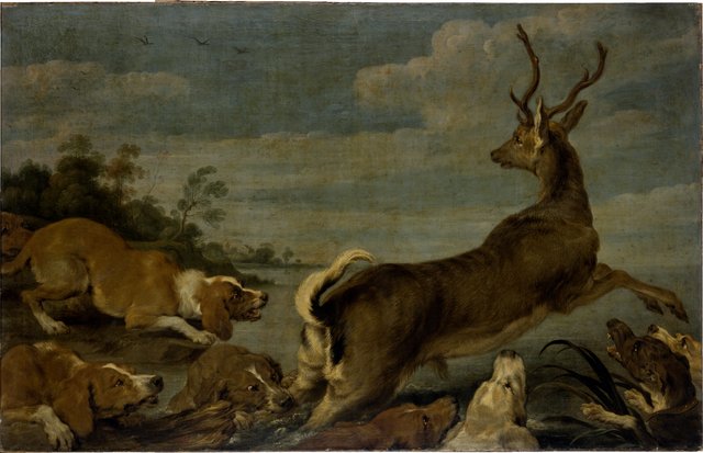 Stag Hunt by Paul de Vos