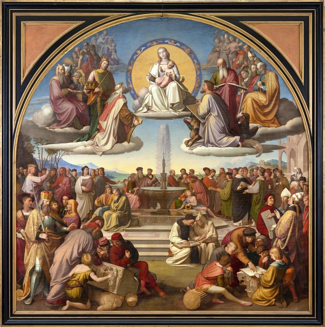 The Triumph of Religion in the Arts by Johann Friedrich Overbeck
