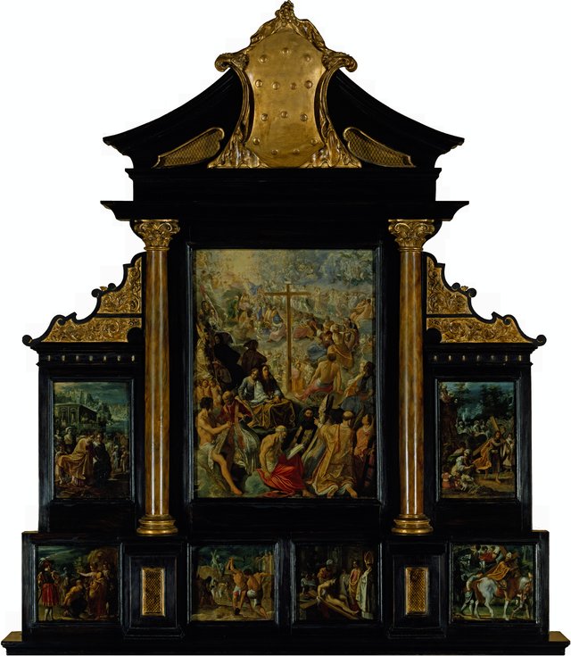 The Altarpiece of the Holy Cross by Adam Elsheimer