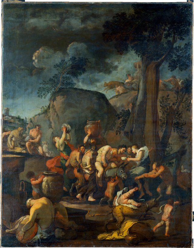 A Bacchanal by Giulio Carpioni