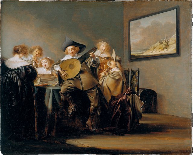 Company of Music-Makers by Pieter Codde