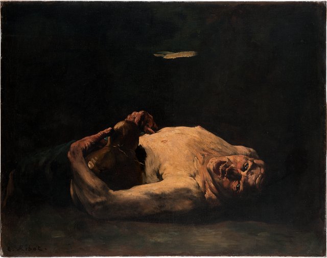 The Empty Bottle by Augustin Théodule Ribot