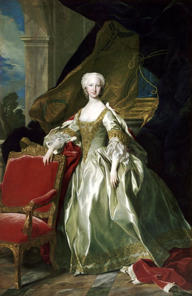 The Infanta María Teresa Rafaela of Spain, future Dauphine of France (1726-1746) by Louis-Michel van Loo