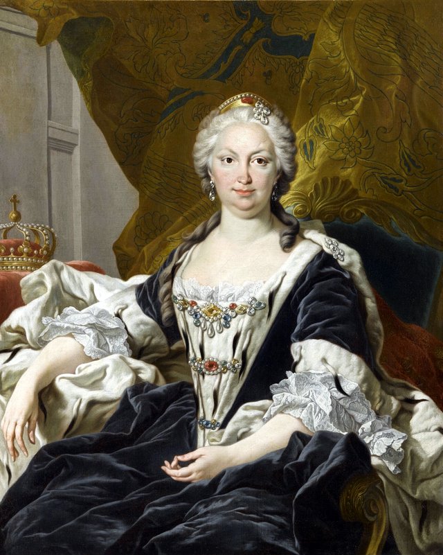 Elisabeth Farnese, Queen of Spain (1692-1766) by Louis-Michel van Loo
