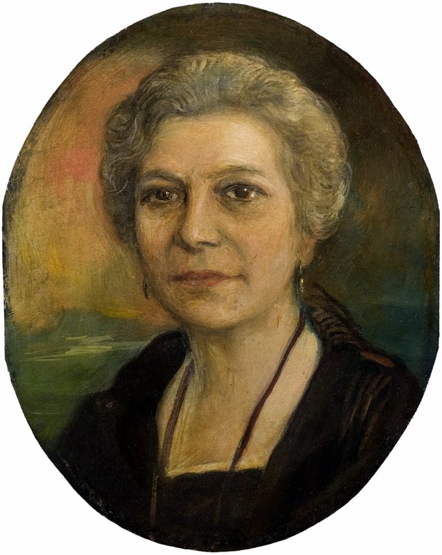 Portrait of Doña María Millanes by Julio Romero de Torres