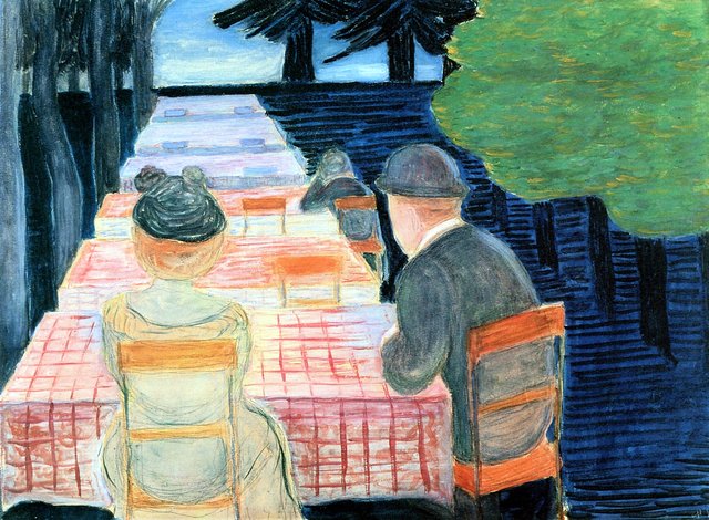 Sonntagnachmittag by Marianne von Werefkin