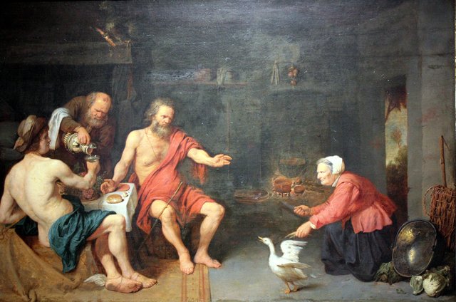 Philémon et Baucis by David Ryckaert III