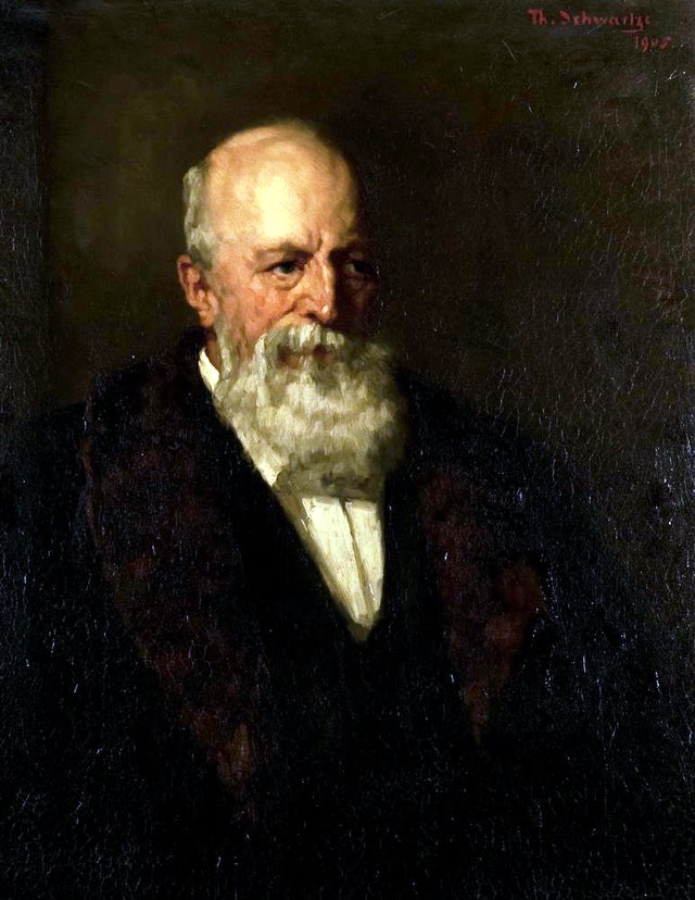 portret van Mr. M. Tydeman by Thérèse Schwartze