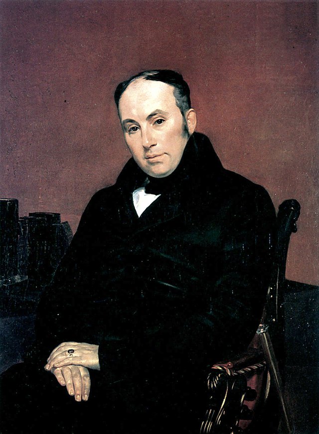 Bryullov portrait of Zhukovsky by Karl Bryullov