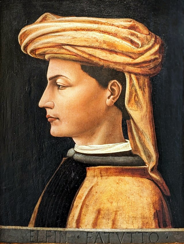 Profile of a man by Domenico Veneziano