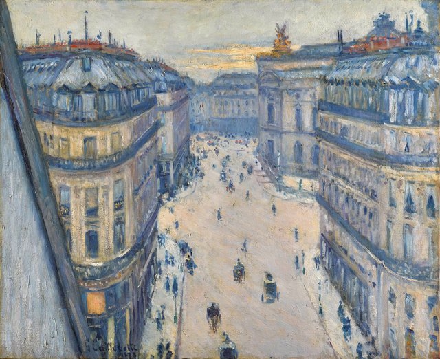 Halévy Street, View from the Seventh Floor by Gustave Caillebotte